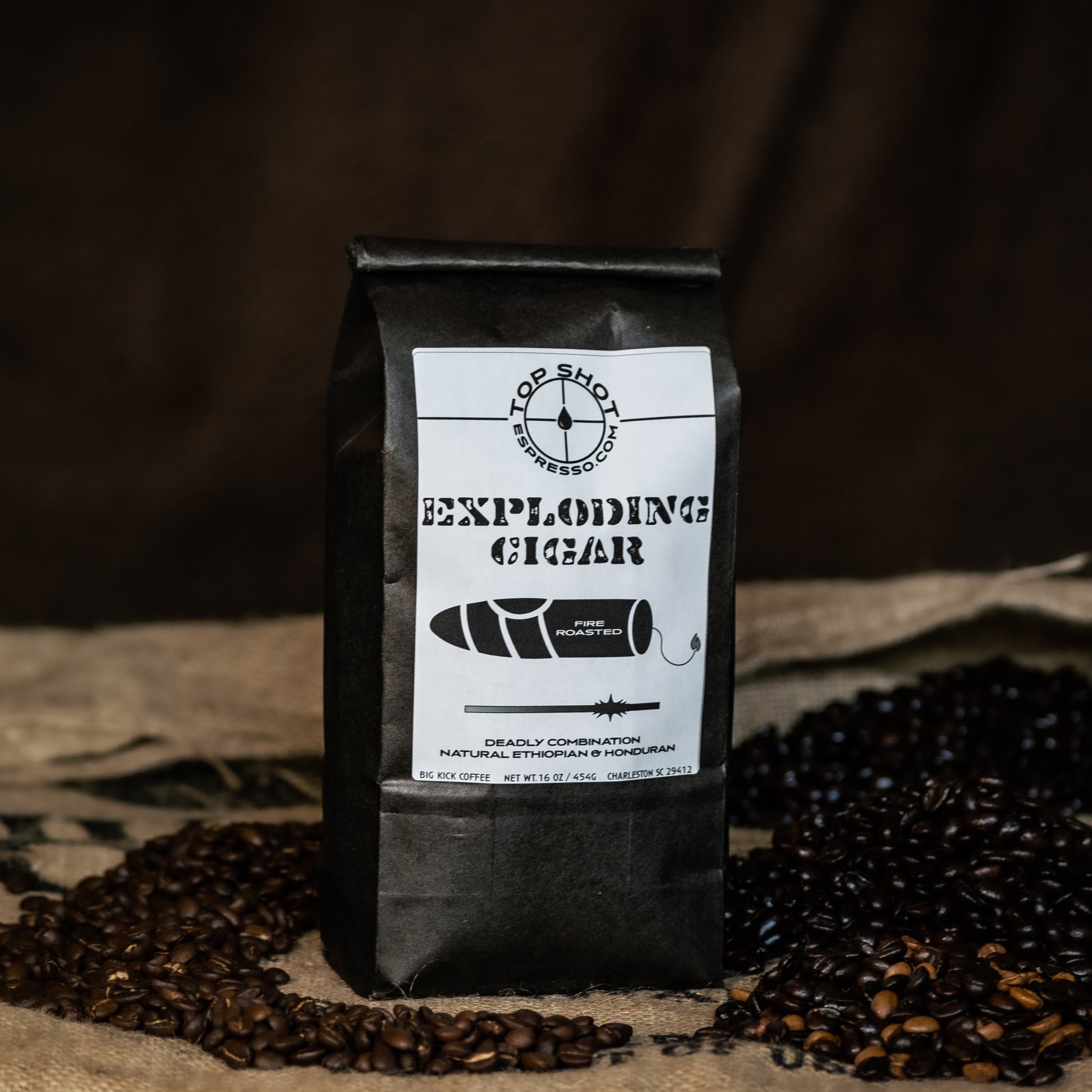 Exploding Cigar Face EXPLODING CIGAR – Top Shot Espresso